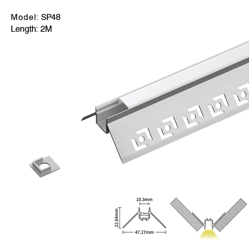 Profilo LED L2000x47.27x22.64mm SP48-Profilo LED Parete--01