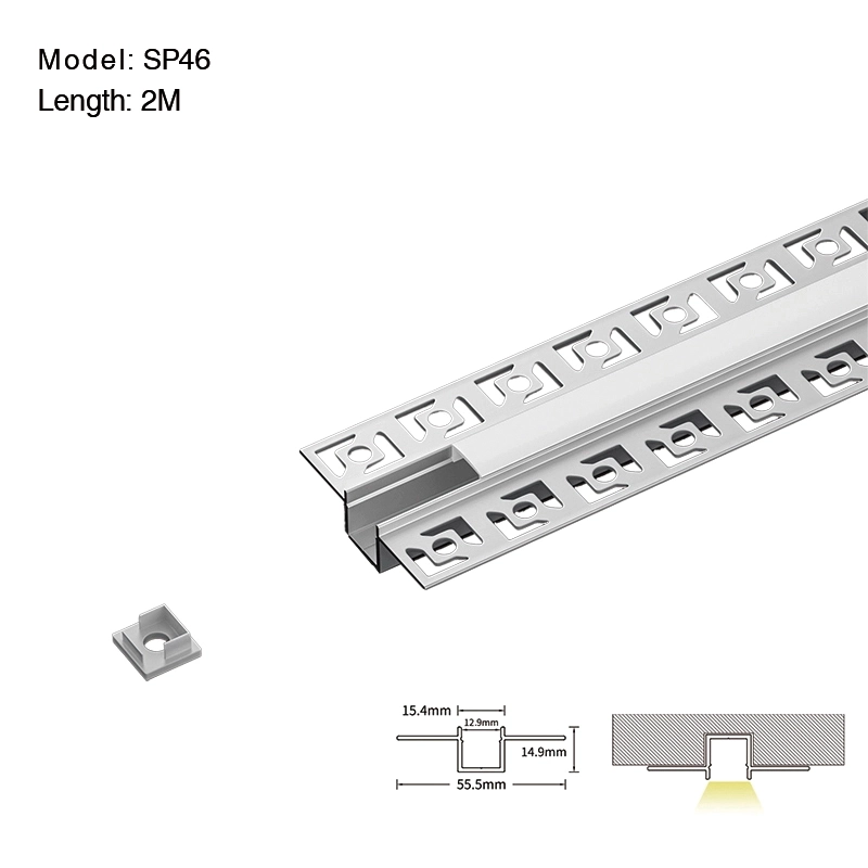 Striscia LED cartongesso L2000x55.5x14.9mm SP46-Profili LED--01