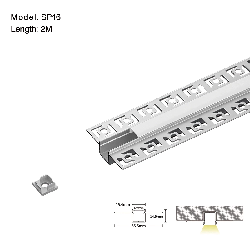 Ihe mkpuchi plasterboard LED L2000x55.5x14.9mm SP46- oriọna ime ụlọ--01