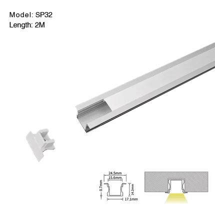 Profilo LED Incasso L2000x24.5x14.2mm SP32-Profilo LED Incasso--01