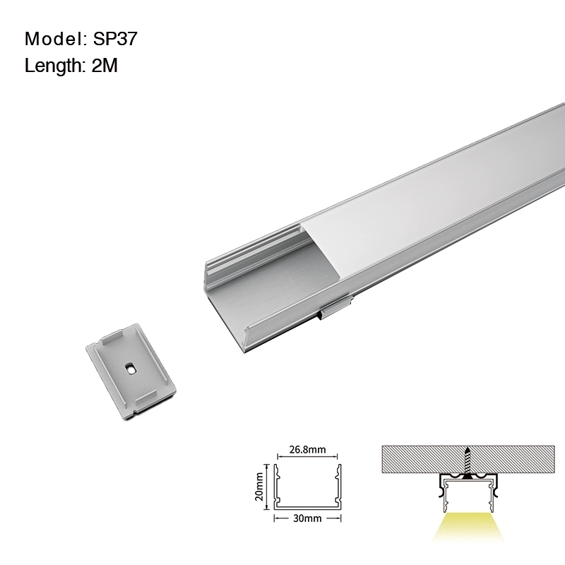 פרופילים עבור LED L2000x30x20 מ"מ SP37-LED פרופיל תקרה--01