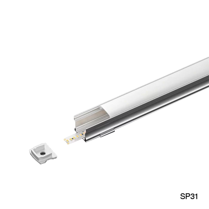 Profilo di Alluminio per LED L2000x17.2x14.4mm SP31-Profili Per Strisce Led--02