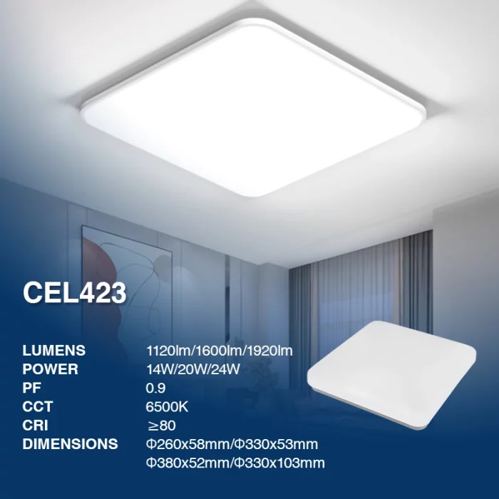 CEL424 Plafoniere Cucina 4000K 24W IP44-Illuminazione per supermercati--02