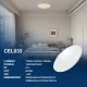 CEL033 Plafoniera LED Soffitto Rotonda 3000K 24W-Illuminazione per supermercati--02