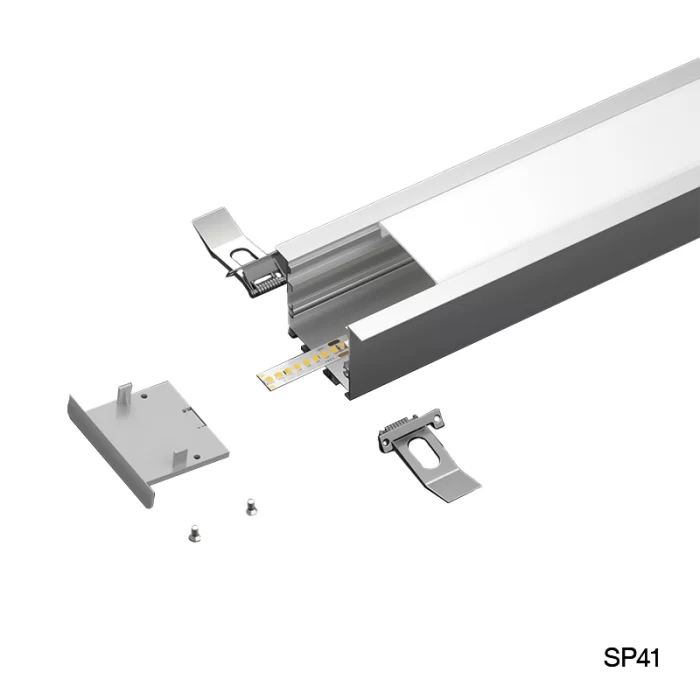 Profilo Striscia LED Serie ufficio L2000x40x34.8mm SP40-Profili LED--02