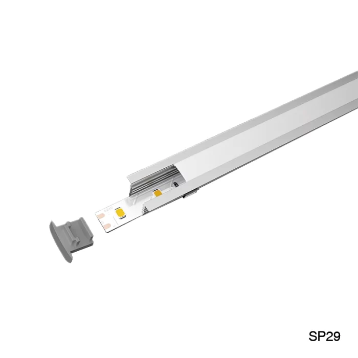 Striscia LED Cartongesso Profilo L2000x22x14.27mm SP29-Profilo Alluminio Led--02