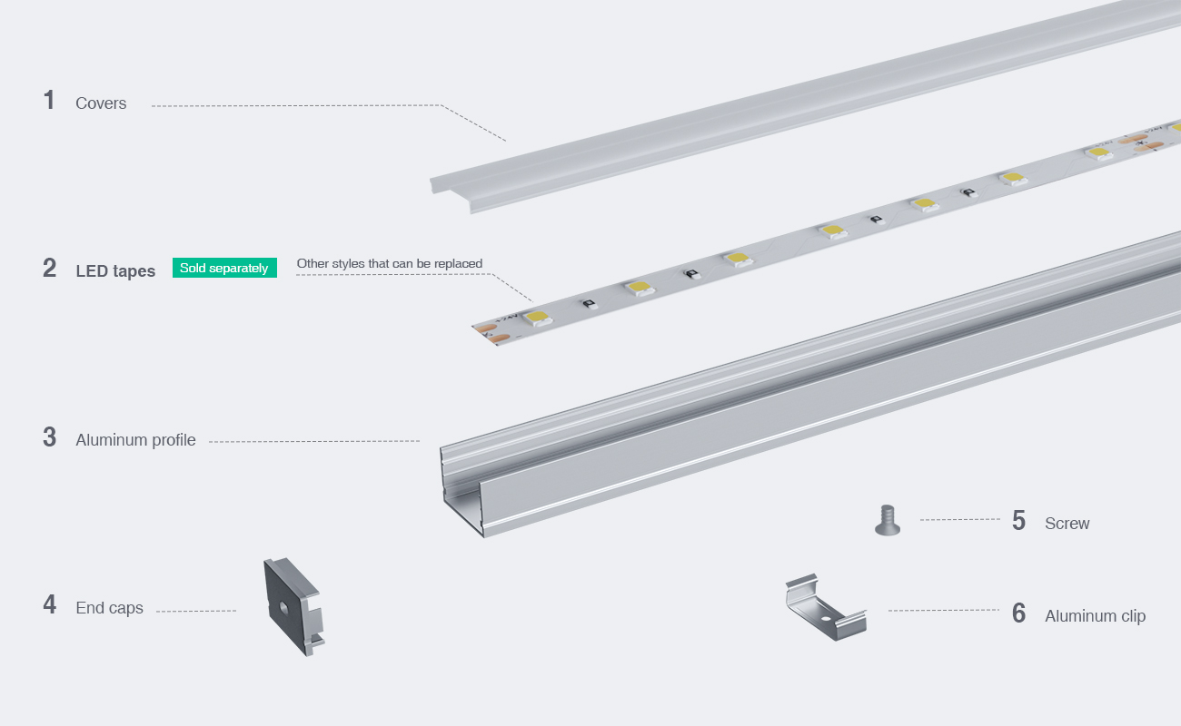 SP35 Profili LED Cartongesso Soffitto 2000x30x20mm-Profilo Led Soffitto--03