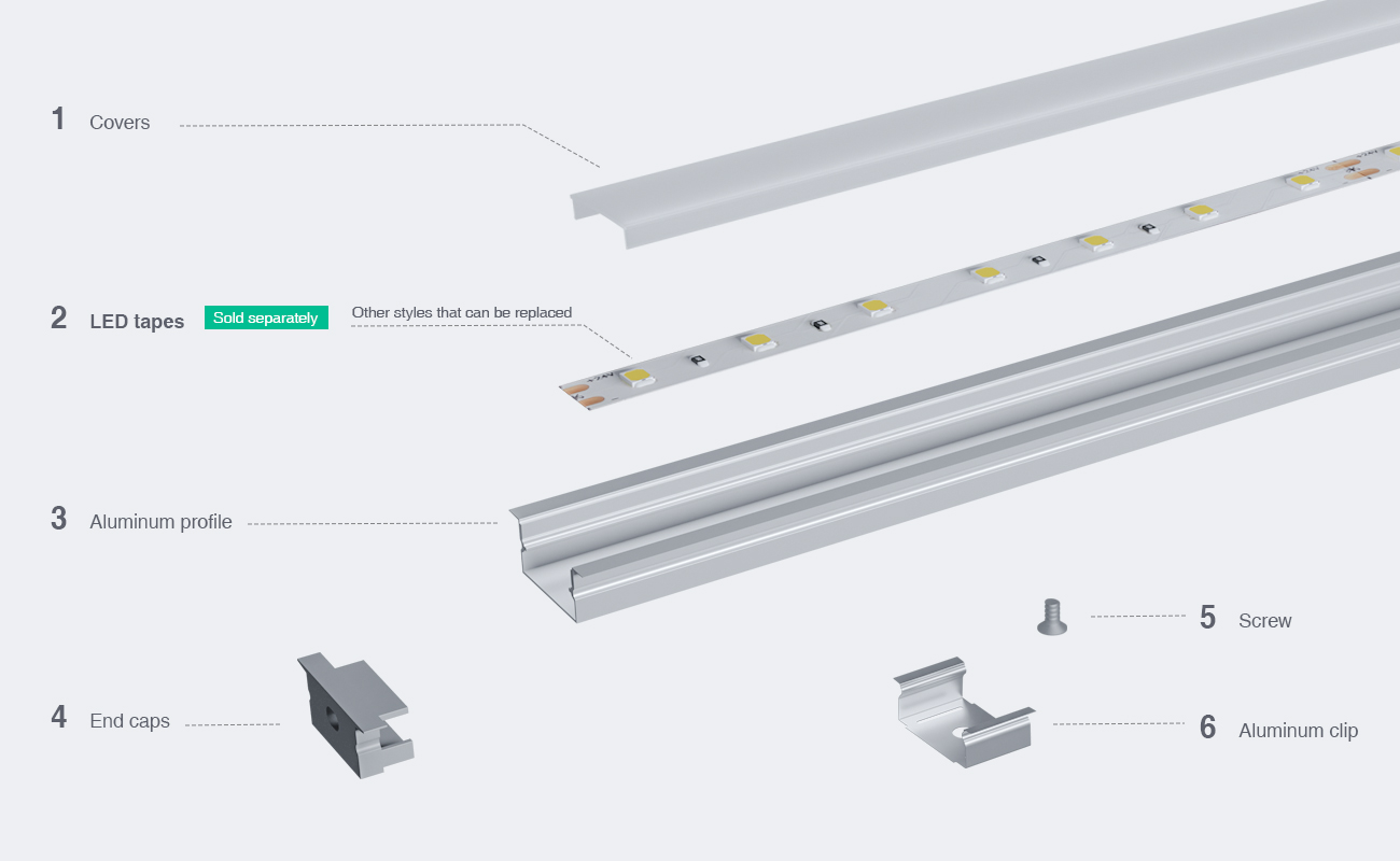 SP24 Profilo led alluminio 2000x20x15mm-Profilo LED cartongesso--03