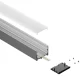 Profilo Strip LED sospensione L2000x48.5x35mm SP42-Profilo LED Cartongesso--03