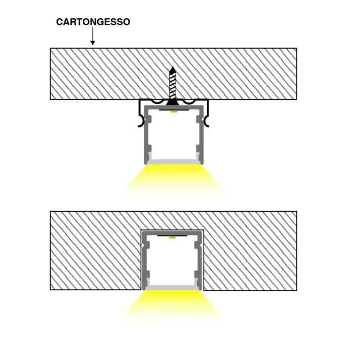 Profilo LED Soffitto L2000x20x20mm SP33-Profili LED--03(1)