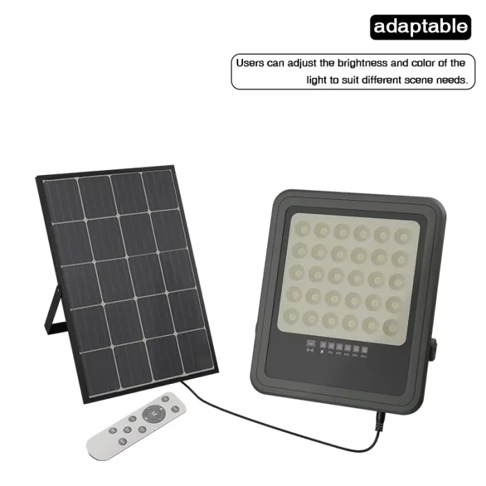 FL044 50W 4000K Proiettore solare-Lampade Solari--04