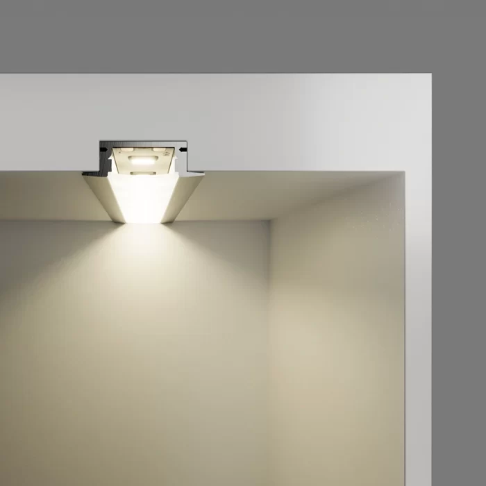 Profilo Alluminio Striscia LED L2000x24.7x7mm SP27-Profili LED--04