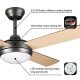 FAN101 185-256V 50/60Hz 3000-5700k 44inch Lampadari Ventilatori-Ventilatore da Soffitto in Legno--05