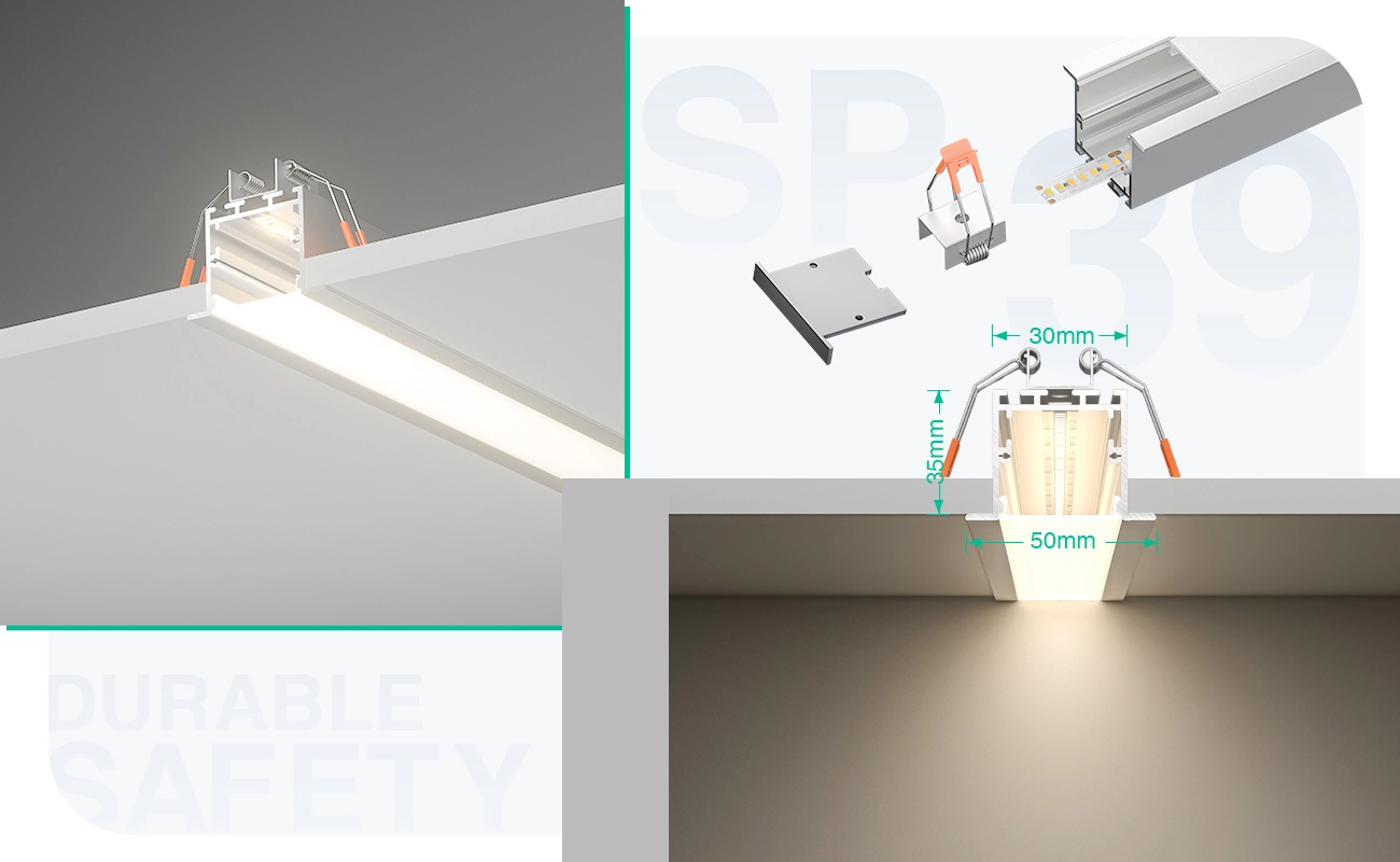 LED Aluminium Profile L2000x50x35mm SP39-Profili Per Strisce Led--05