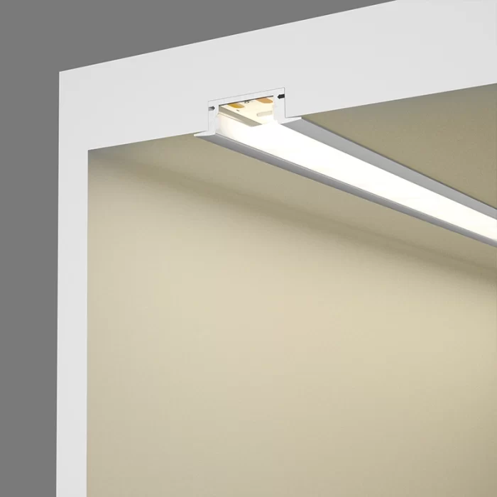 Profilo Alluminio Striscia LED L2000x24.7x7mm SP27-Profili Per Strisce Led--05