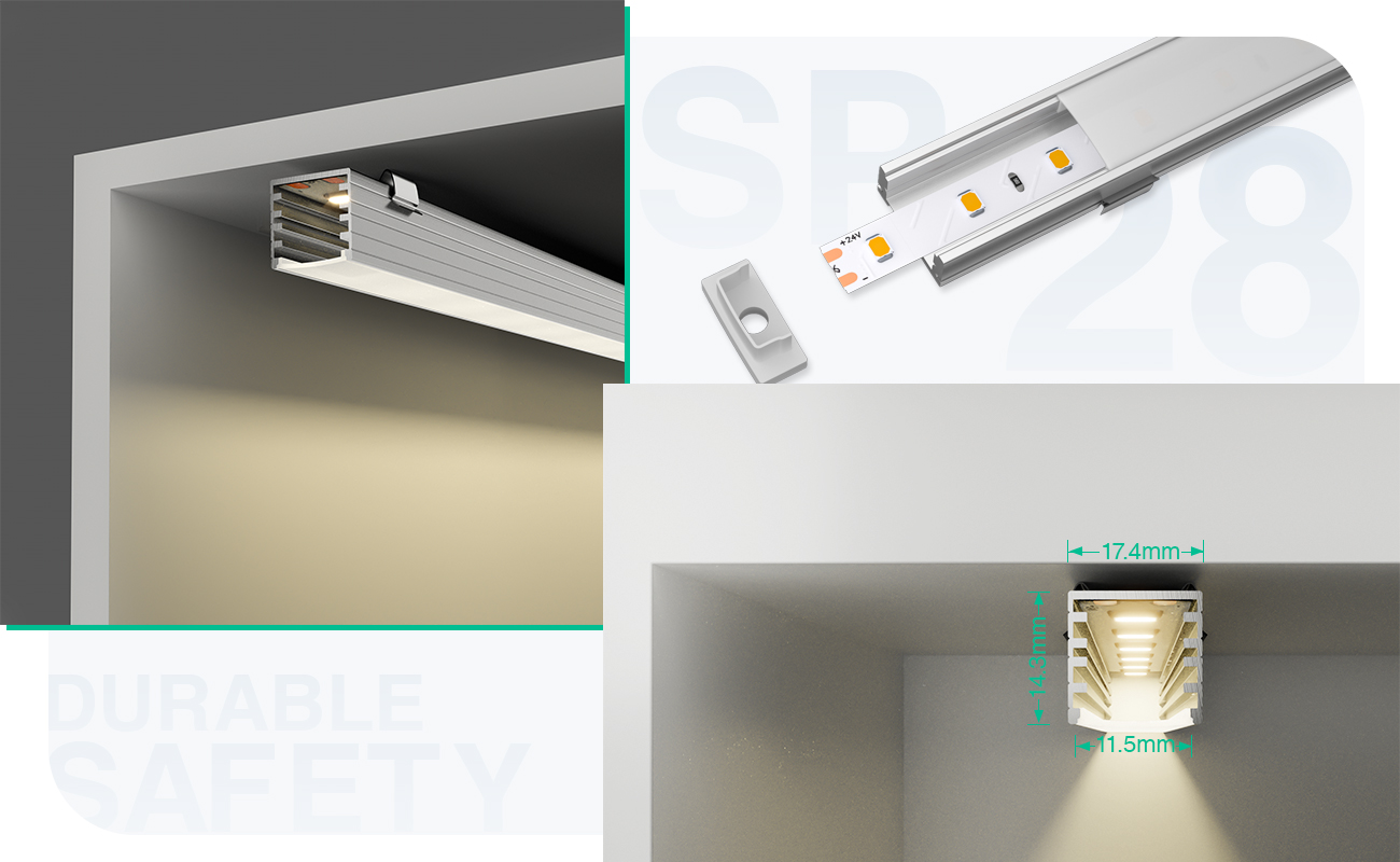 SP28 Profili per Cartongesso 2000x14.2x14.3mm-Profilo Led Incasso--05