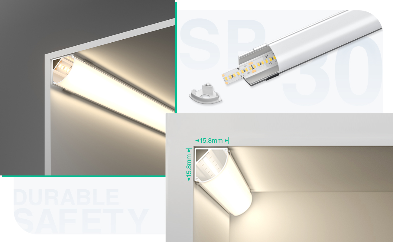 SP30 Profilo LED 2000x15.8x15.8mm-Profilo LED a sospensione--05