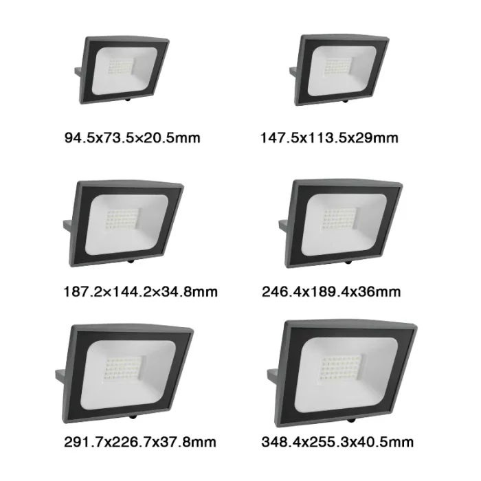 FL024 100W 4000K Proiettore solare-Lampade Solari da Esterno Potenti--06