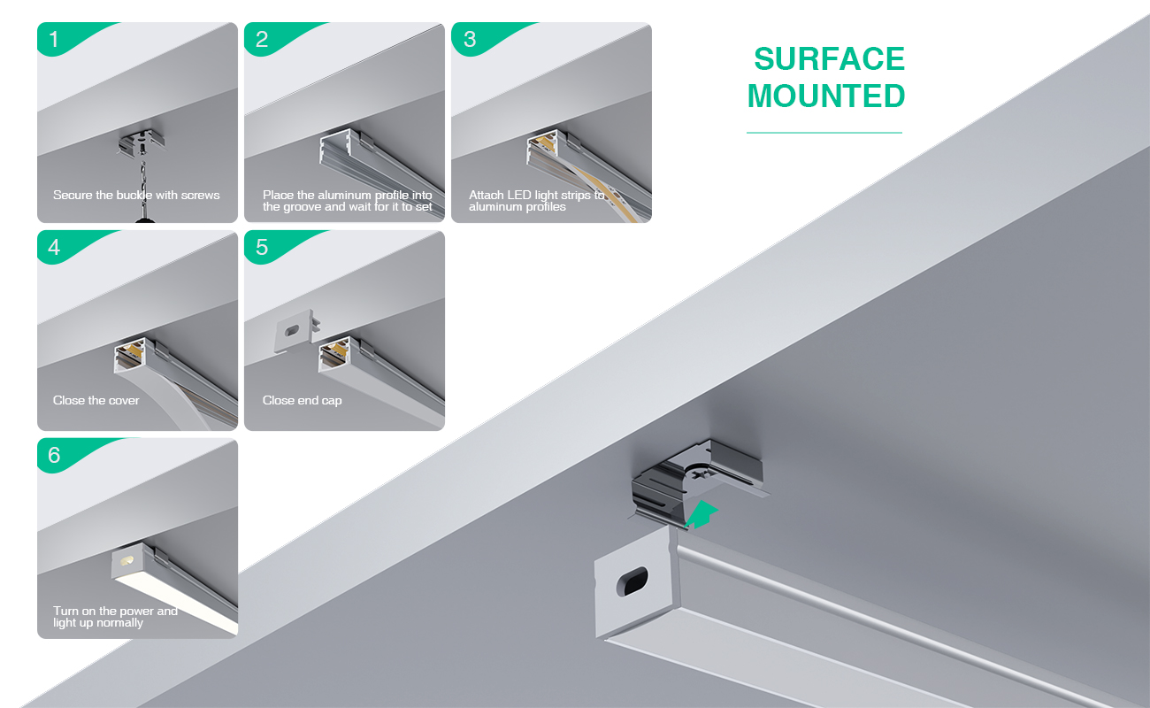 SP25 LED Profili Alluminio 2000x27.2x15mm-Profilo Led Soffitto--07