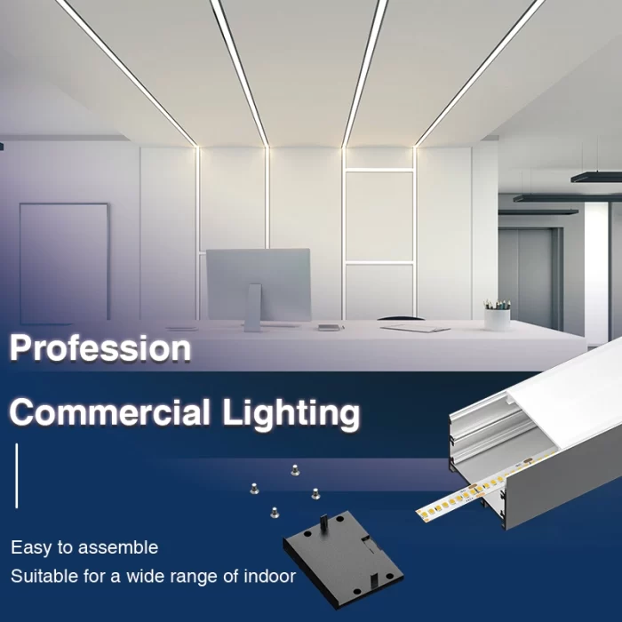 Profilo Strip LED sospensione L2000x48.5x35mm SP42-Profilo Alluminio Led--08