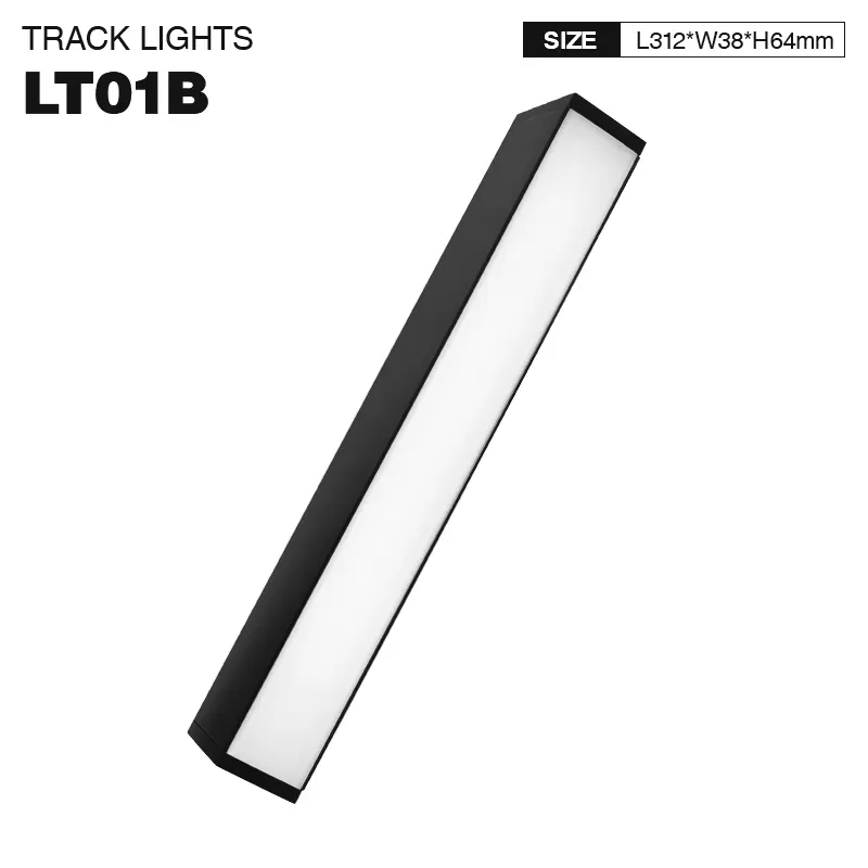SLL001-B 6W 3000K 110° Illuminazione modulare-showroom nera--1