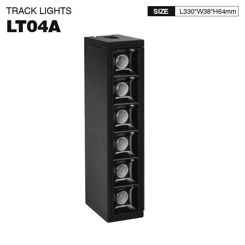 SLL001-B Spots Modulaer-Track Noirs 12W 4000K 30°--1