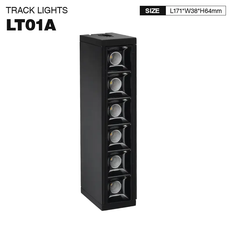 SLL001-B 6W 3000K 30° Black Modulaer-Customizable Products--1