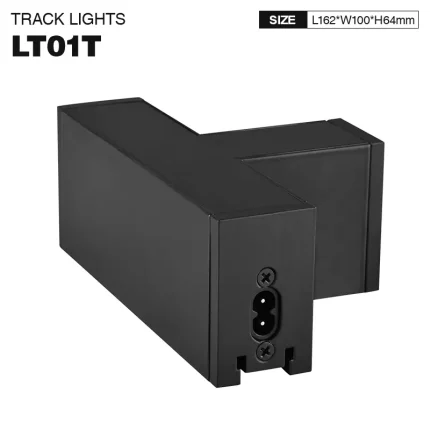 Resistente Giunto a "T" per Lampade a LED 24 V Nero 3 Anni di Garanzia - LT01T-SLL001-B-Kosoom-Accessori--1