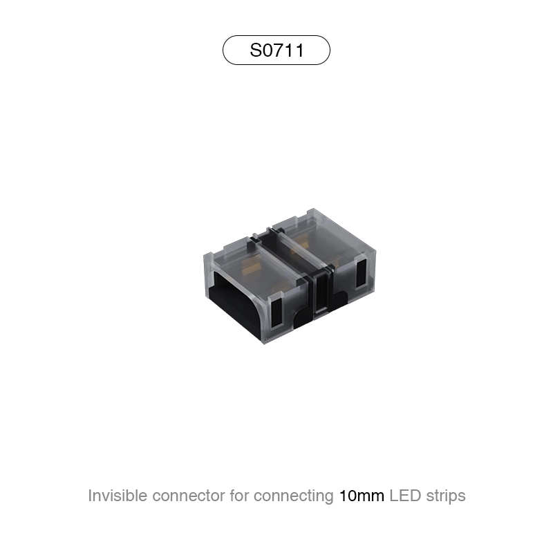 S0711 Ósýnilegt tengi til að tengja LED ræmur 10mm /2Pin/Hentar fyrir 240 LEDS-LED Corridor Strips--S0711