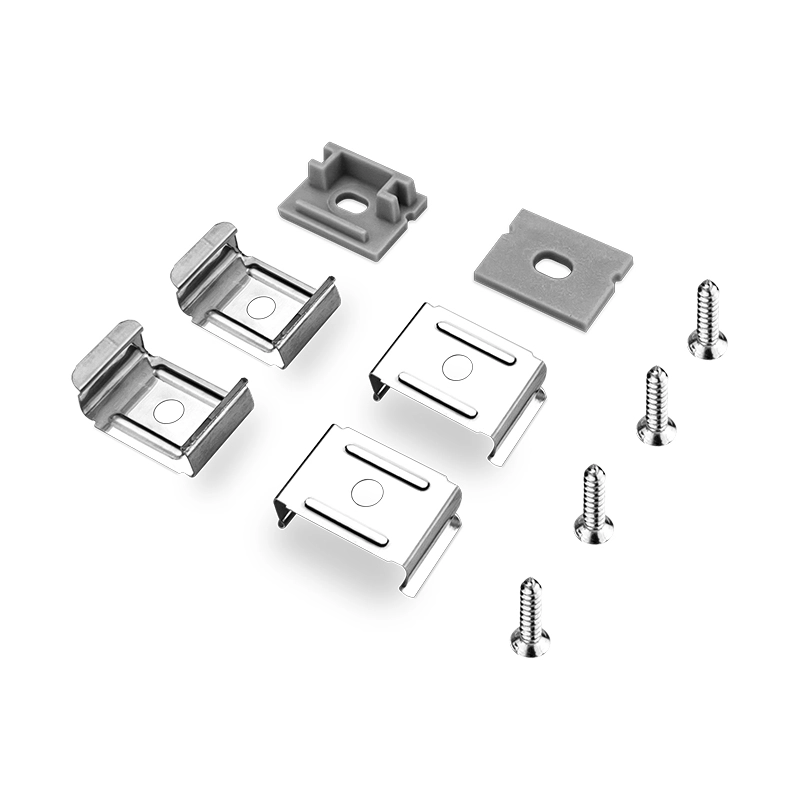 SP24-LED Profilləri Aksesuar qapaqları*2 Qarmaq klipsi*4 vint*4(3*16)-Aksesuarlar--SP24 A