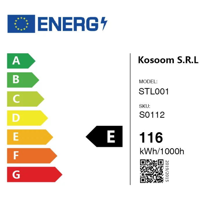 STL001 21W 4000K 120° Striscia LED-SMD 2835 Striscia LED--energ S0112