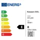 SMD 2835 3000K Ra80 IP20 8W/m 70LEDs/m  Strip LED Cartongesso-Striscia LED IP20--energ S0301