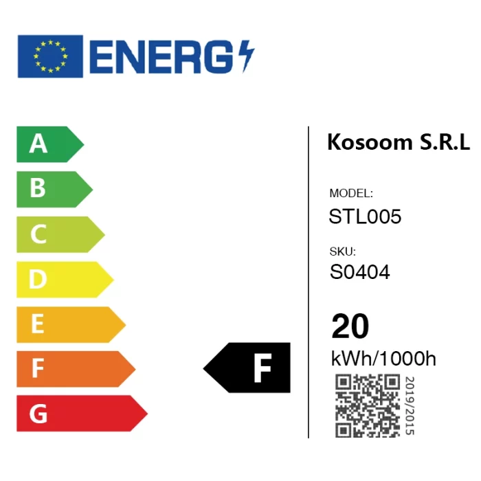 SMD 2835 3000K Ra80 IP44 20W/m 238LEDs/m illuminazione strisce LED soffitto-Striscia a LED per Interni-STL005-energ S0404