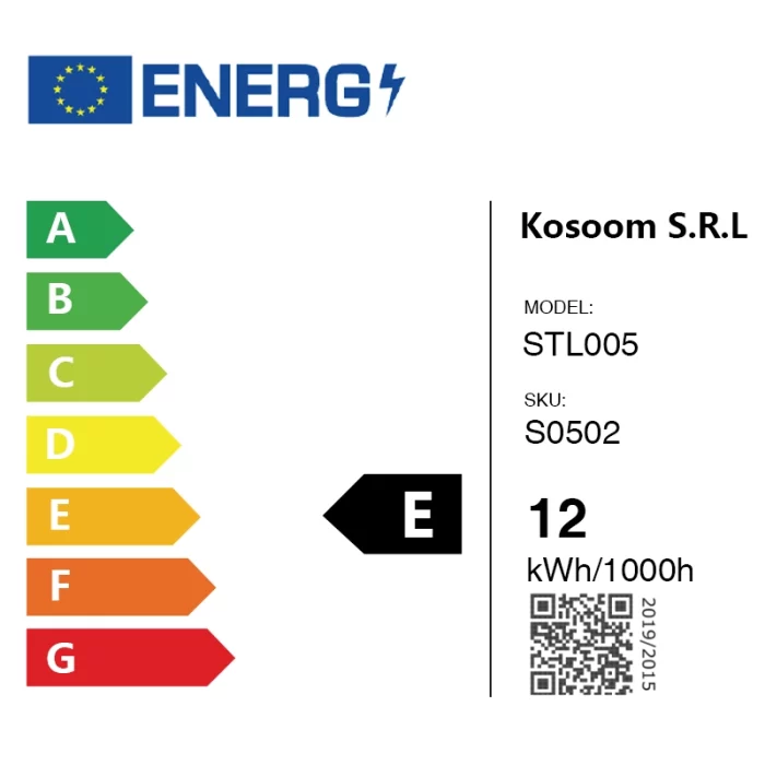 2835 3000K Ra80 IP65 12W/m 140LEDs/m Striscia LED impermeabile da soffitto-SMD Strisce LED-STL005-energ S0502