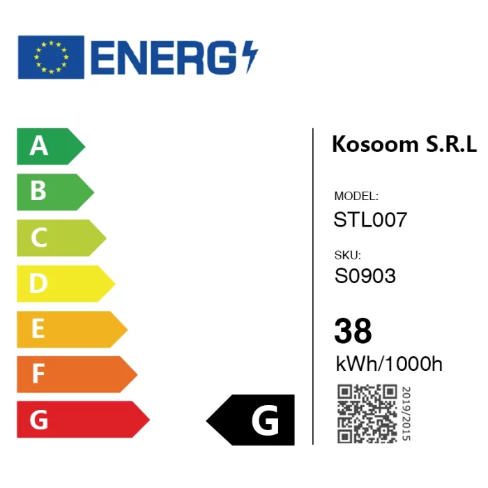 SMD 2835 3000K Ra90 IP65 288LEDs/M 38.4W Neon Flexy Strisce LED-SMD 2835 Striscia LED--energ S0903