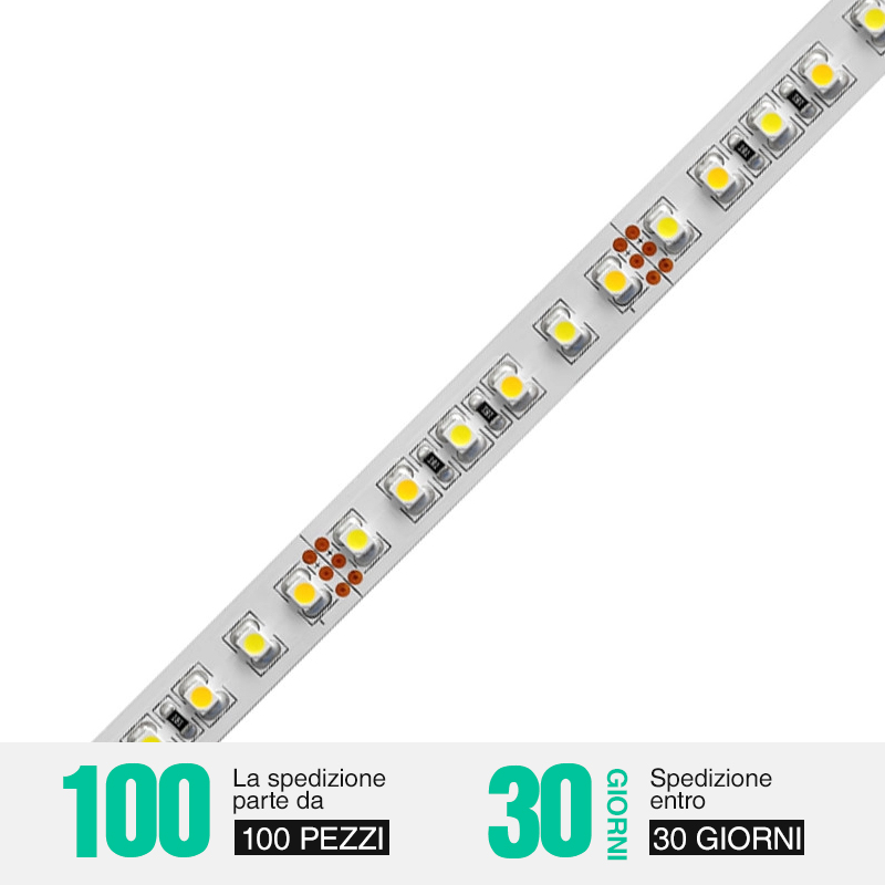 SMD 3528 with 120 LED/m White Adjustable CCT LED Strip---4