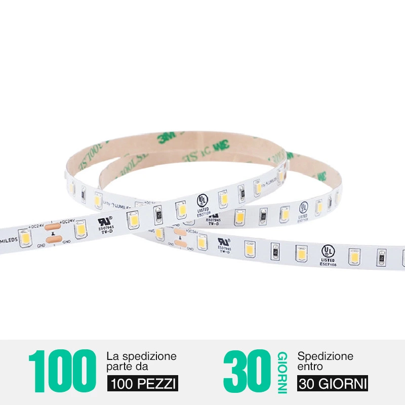 2835 60LEDs/m ດັດຊະນີການສະແດງສີສູງ LED strips-LED Strip 12V--LED Strip 1