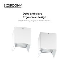 D1108 Faretto LED quadrato bianco da incasso 40W 4000K 3860lm CDL002-S Kosoom-Faretti a Superficie